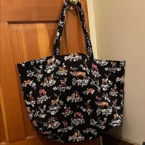 Vera Bradley Grand Tote “Merry Mischief” Print